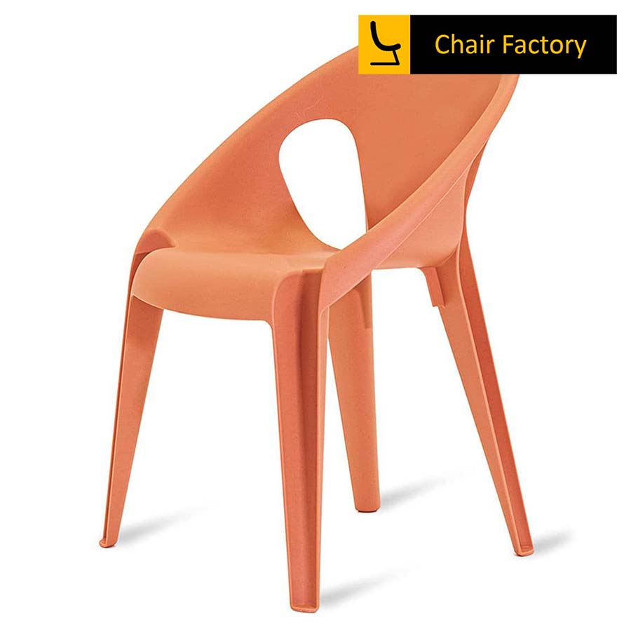 Mars orange cafe chair